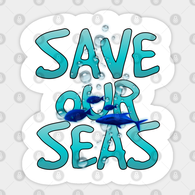 Ocean conservation tshirt designs Ocean Conservation Sticker TeePublic